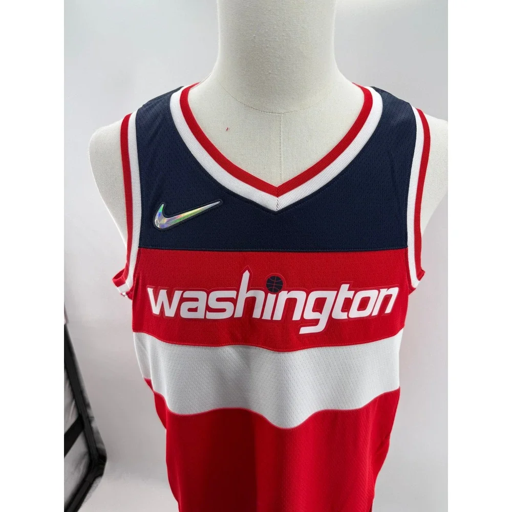 Nike Washington Wizards NBA Dri Fit Swingman Icon Jersey Mens Red White Blue Med